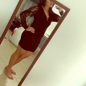 Black Lace Dress